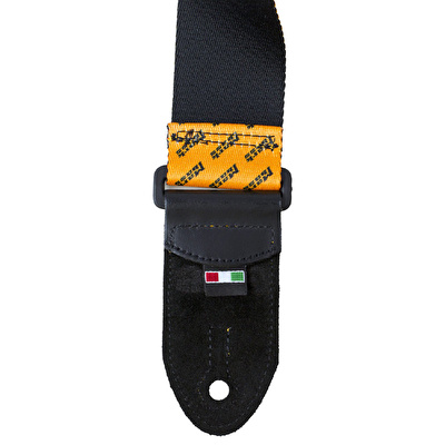 Markbass MBA195132Y MB Strap Branded 5cm Yellow Gitar Askısı